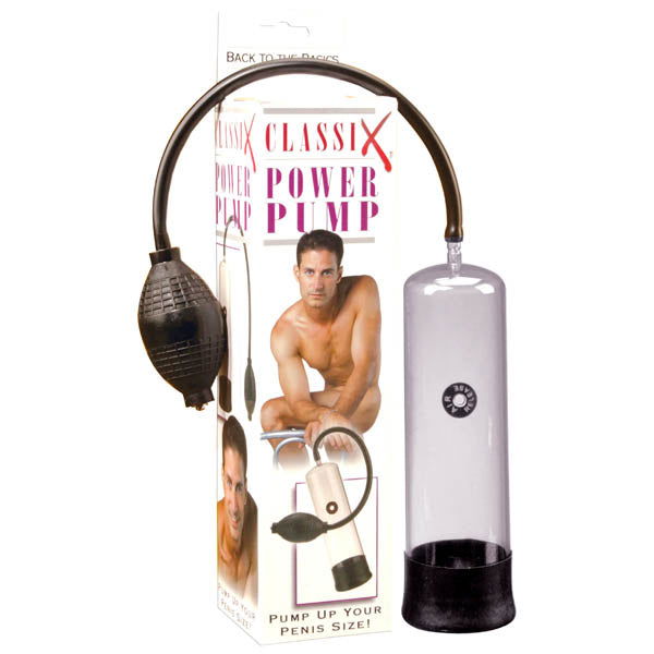 Classix Power Pump - Clear Penis Pump - Shhh...