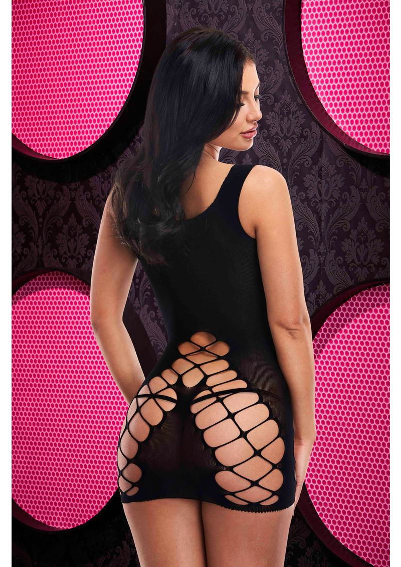 Criss Cross Mini Dress Black OS - Shhh...