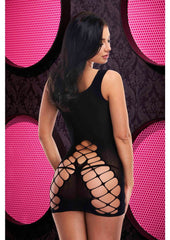 Criss Cross Mini Dress Black OS - Shhh...