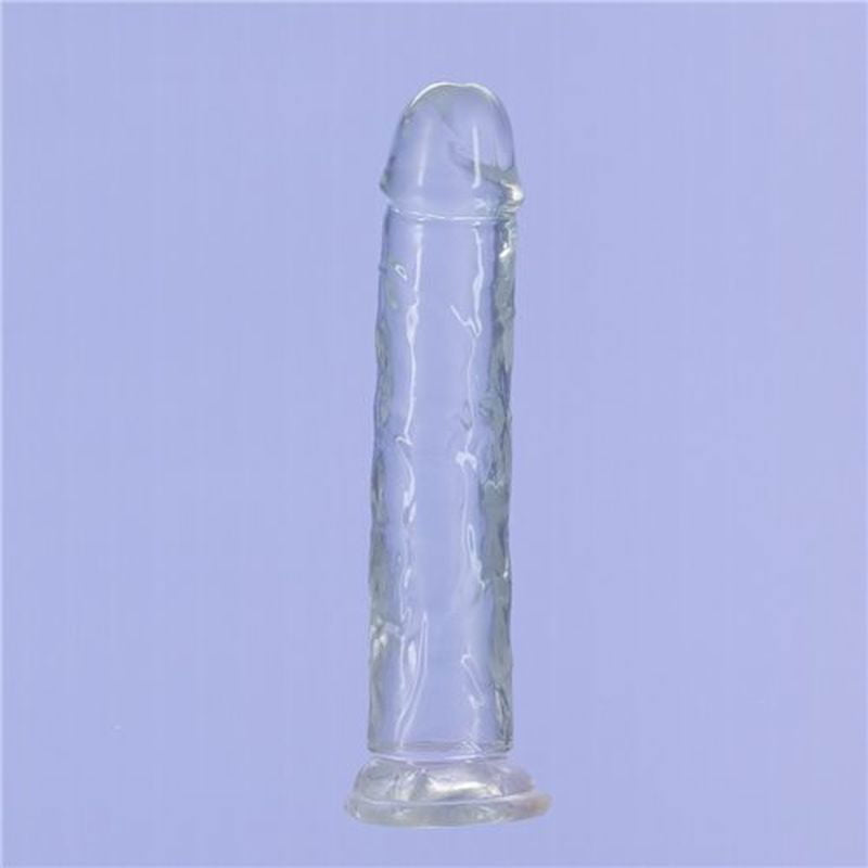 Crystal Dildo Straight 7in Clear - Shhh...