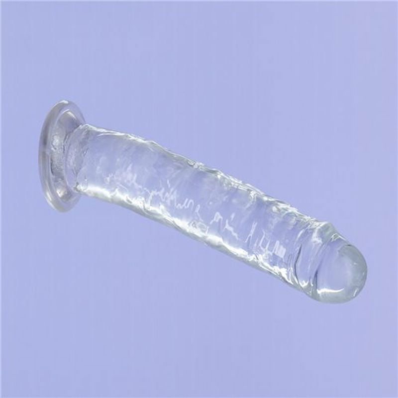 Crystal Dildo Straight 7in Clear - Shhh...