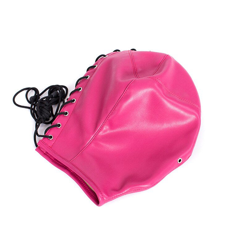 Deprivation hoods with lace up rear - Shhh...