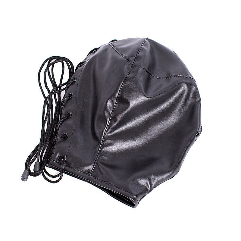 Deprivation hoods with lace up rear - Shhh...