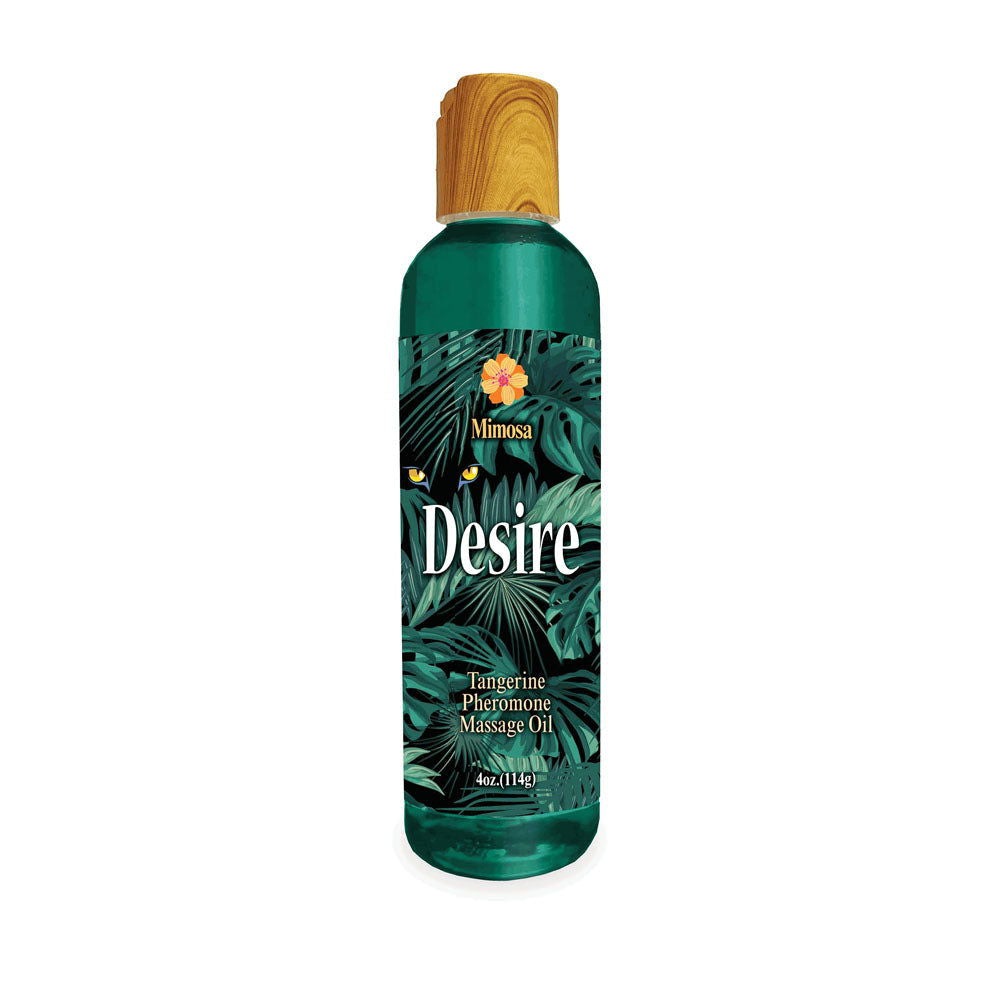 Desire Pheromone Massage Oil - 118ml Tangerine - Shhh...