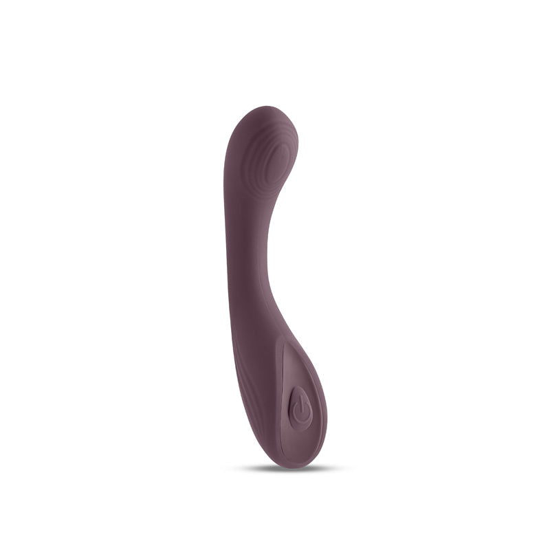 Desire Pure Silicone G-Spot Vibe - Purple - Shhh...