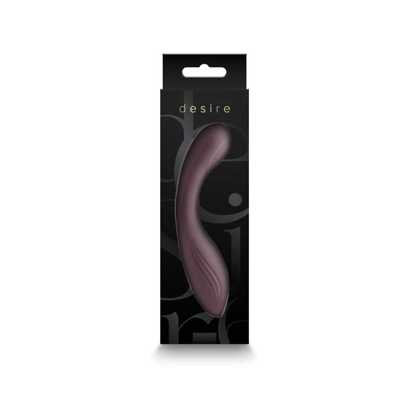 Desire Pure Silicone G-Spot Vibe - Purple - Shhh...