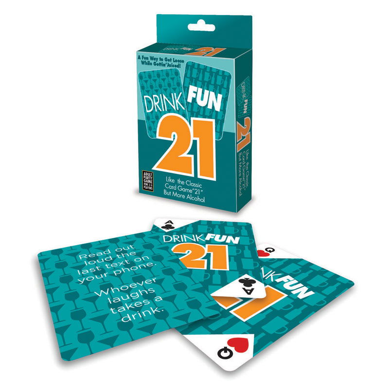 Drink Fun 21 Adult card game - Shhh...