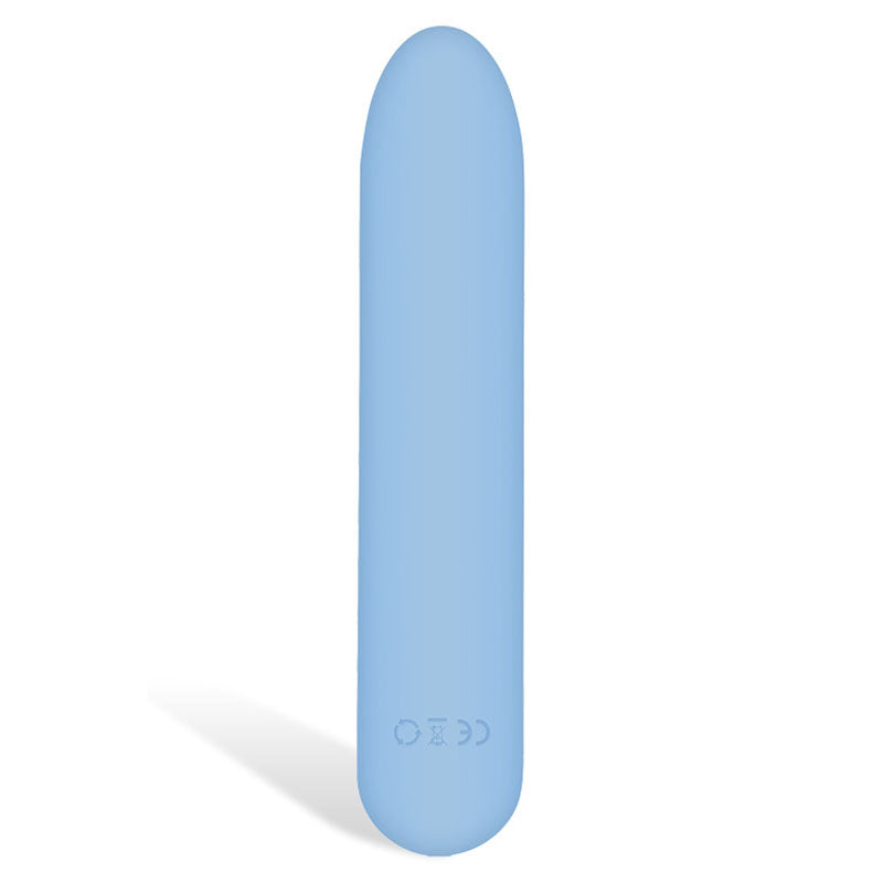 Adam & Eve Eve's Silky Sensations 9.4 cm Rechargeable Bullet - Blue
