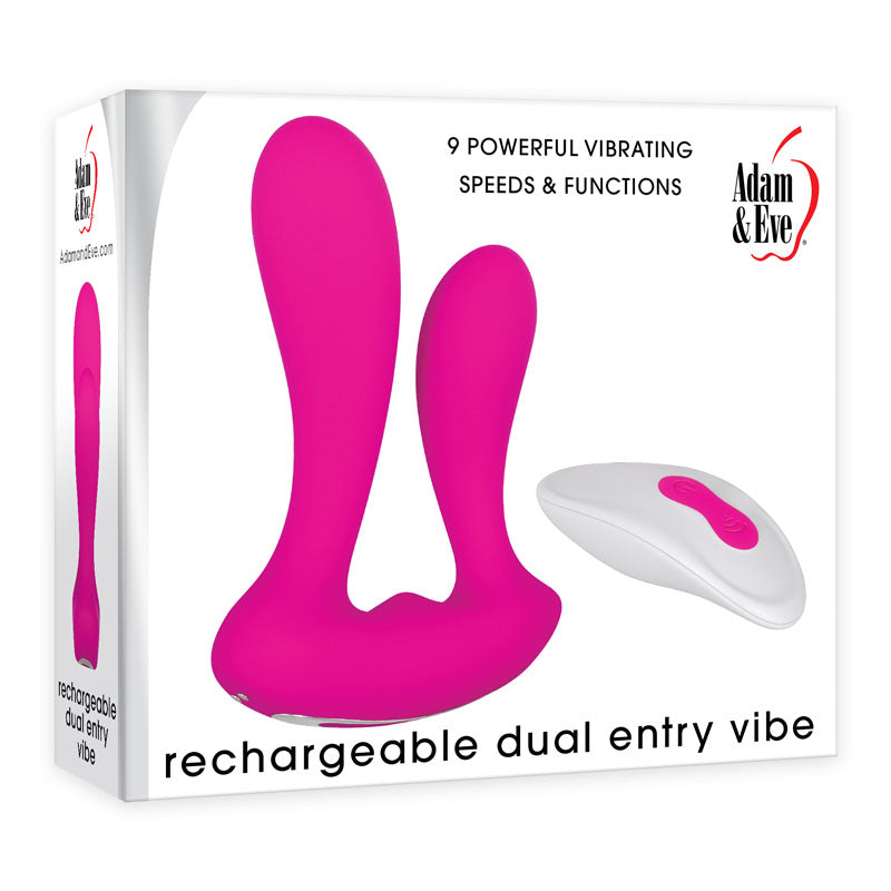 Adam & Eve Rechargeable Dual Entry DP Vibe - Pink