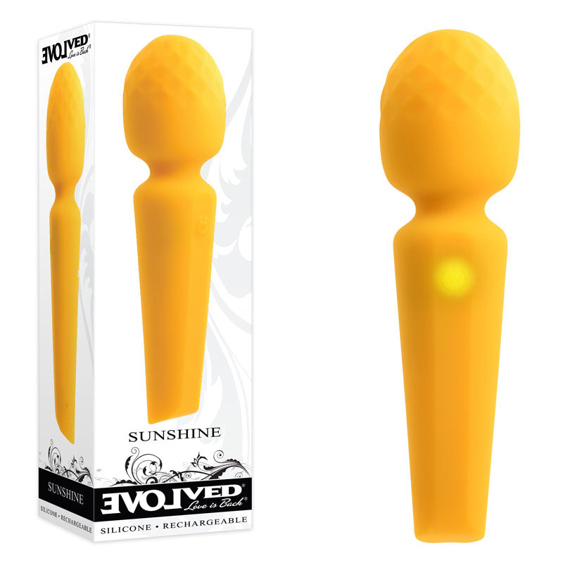 Evolved SUNSHINE - 17 cm USB Rechargeable Massage Wand