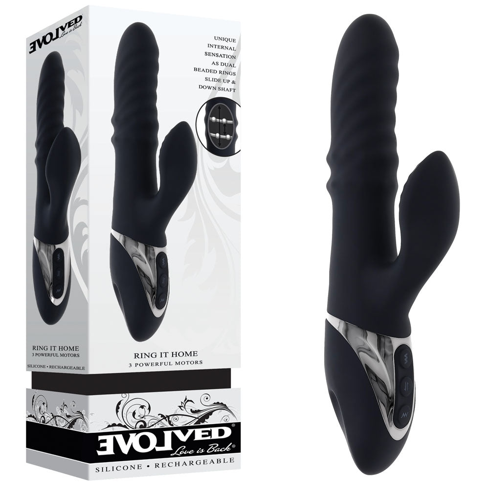 Evolved RING IT HOME Vibrator - Black