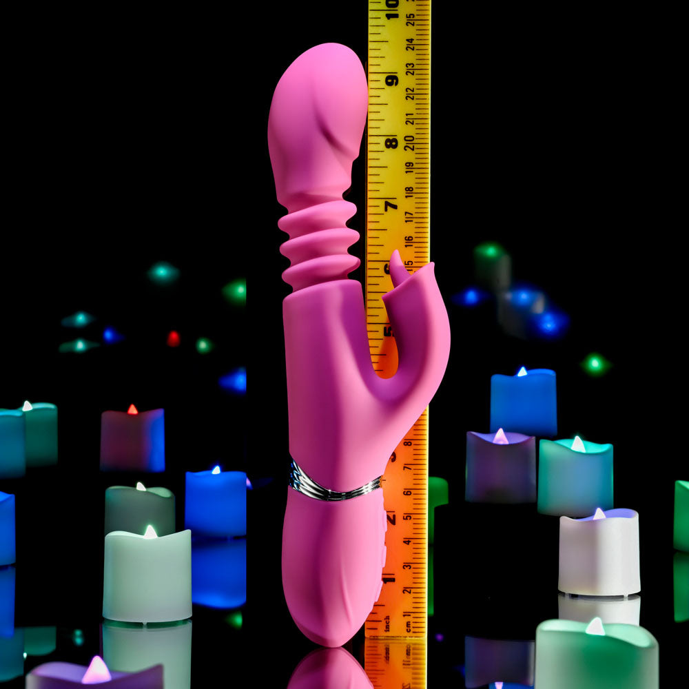 Evolved  DRAGON G-Spot Rabbit Vibrator - Pink