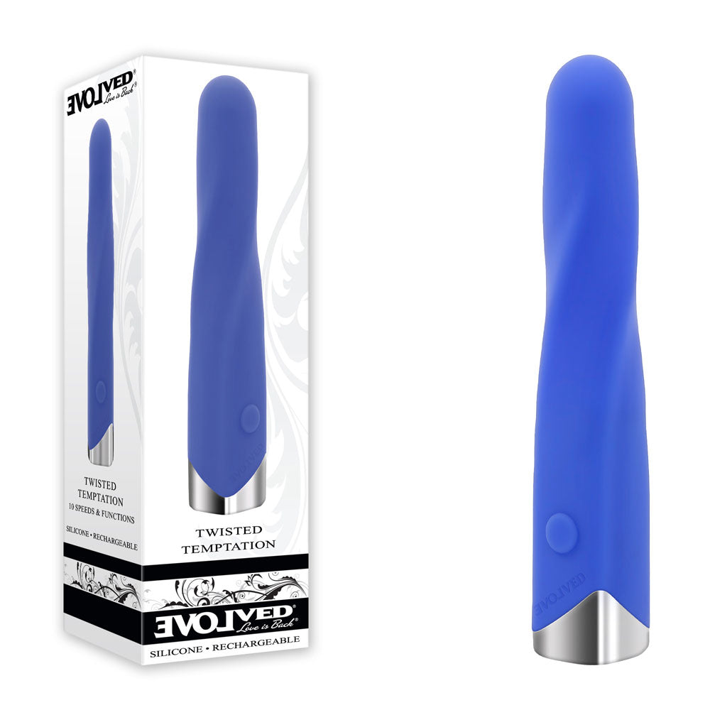 Evolved TWISTED TEMPTATION 12cm Soft Feel Bullet Vibe