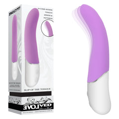 Evolved SLIP OF THE TONGUE 21.1 cm USB Rechargeable Flicking Tongue Vibrator