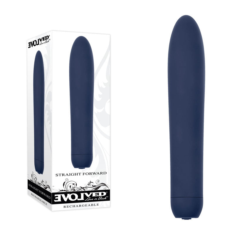 Evolved STRAIGHT FORWARD -  16.5 cm USB Rechargeable Vibrator