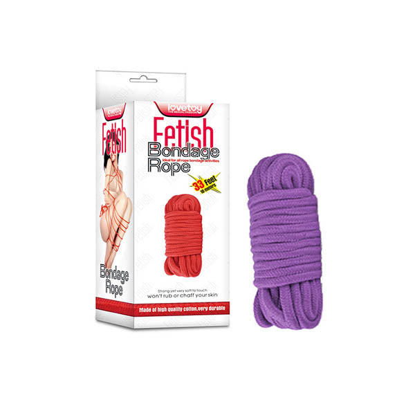 Fetish Bondage Rope - 10 m long Purple