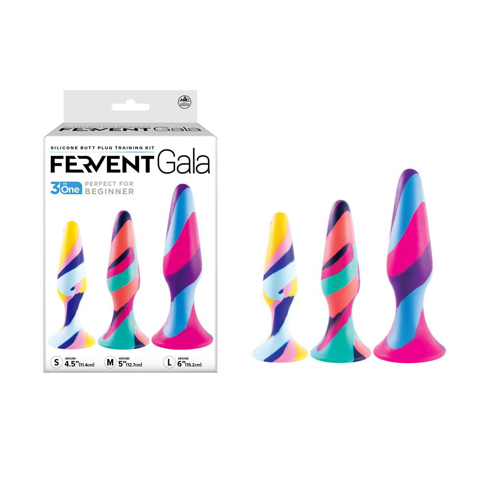 Fervent Gala Anal 3 Pc Training Kit - Shhh...