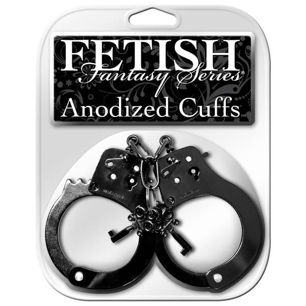 Fetish Fantasy Series Anodized Cuffs - Black - Shhh...