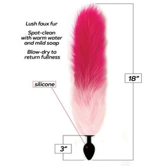 Foxy Fox Tail Silicone Butt Plug - Shhh...