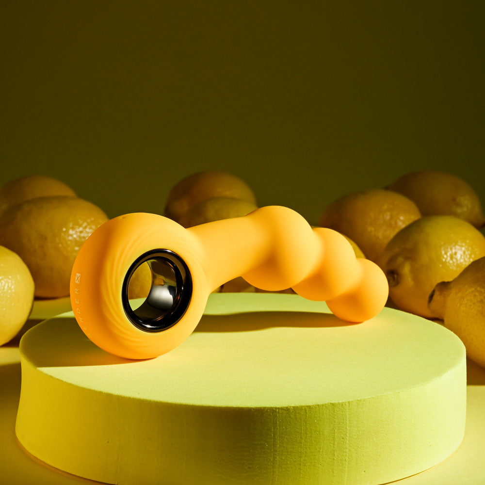 Gender X BUMBLE 14.9 cm USB Rechargeable Butt Plug - Yellow