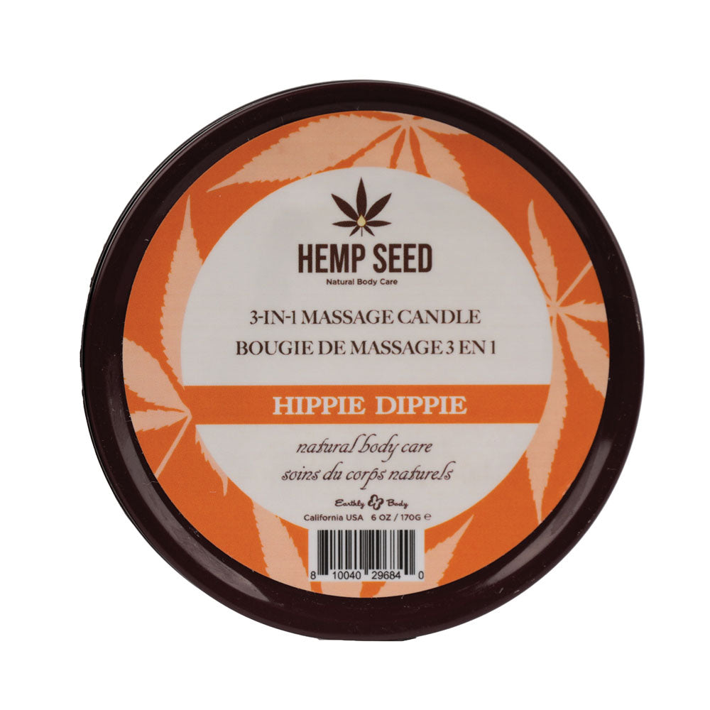 Hemp Seed 3-In-1 Massage Candle - Hippie Dippie