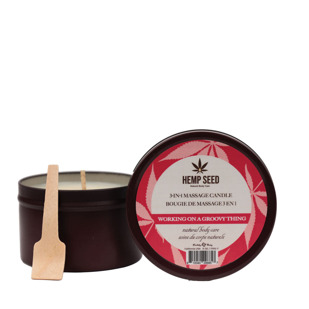 Hemp Seed 3-In-1 Massage Candle - Groovy Thing