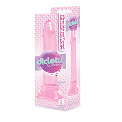 The 9's Diclets 17.8 cm Jelly Dildo - Pink