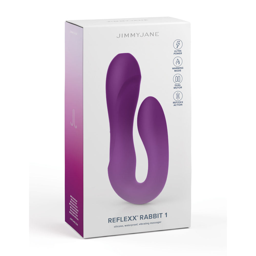 JimmyJane Reflexx Rabbit 1 Warming Vibe - Purple