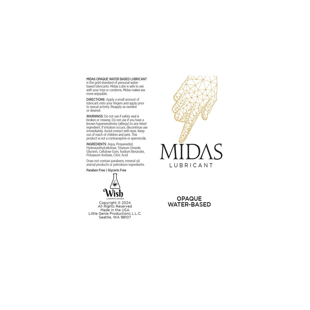 Midas Opaque Water Based Lubricant - 59 ml