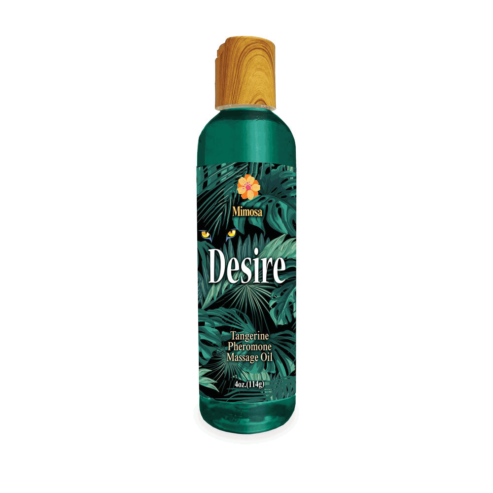 Desire Pheromone Massage Oil - 118ml Tangerine