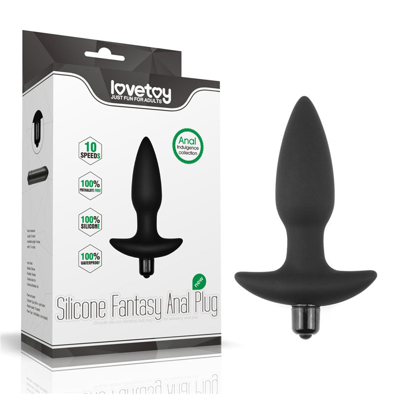 Anal Indulgence 10 speed Vibrating Silicone Anal Massager