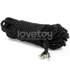 Rebellion Reign Silky Bondage Rope - 10 metres Black