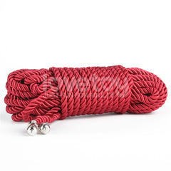 Rebellion Reign Silky Bondage Rope - 10 metre Red