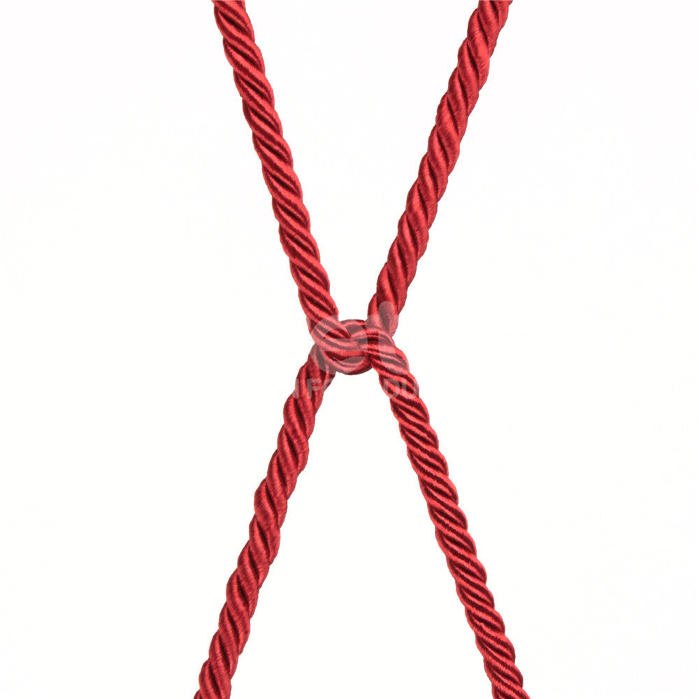 Rebellion Reign Silky Bondage Rope - 10 metre Red