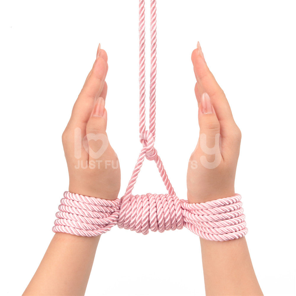 Rebellion Reign Silky Bondage Rope - 10 metres Pink