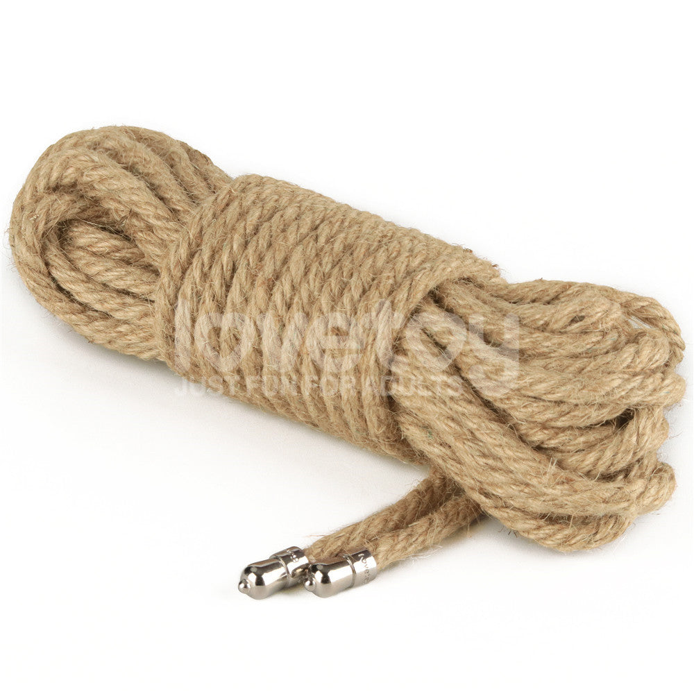 Rebellion Reign Rustic Hemp Bondage Rope - 10 metre