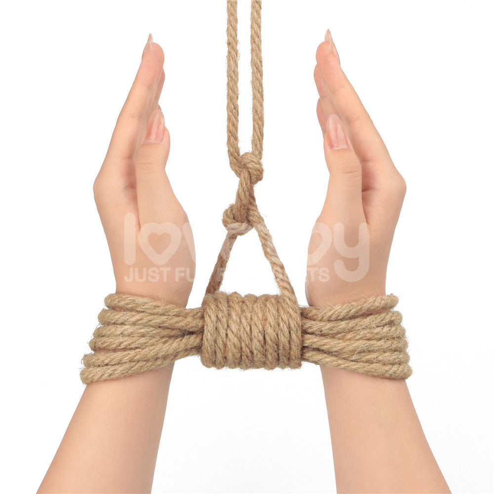 Rebellion Reign Rustic Hemp Bondage Rope - 10 metre