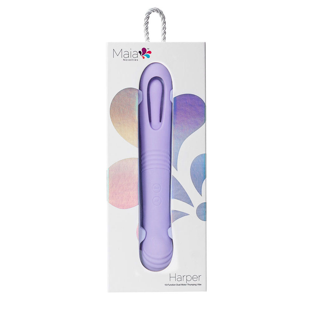 Maia HARPER Clit Licking Vibrator - Purple