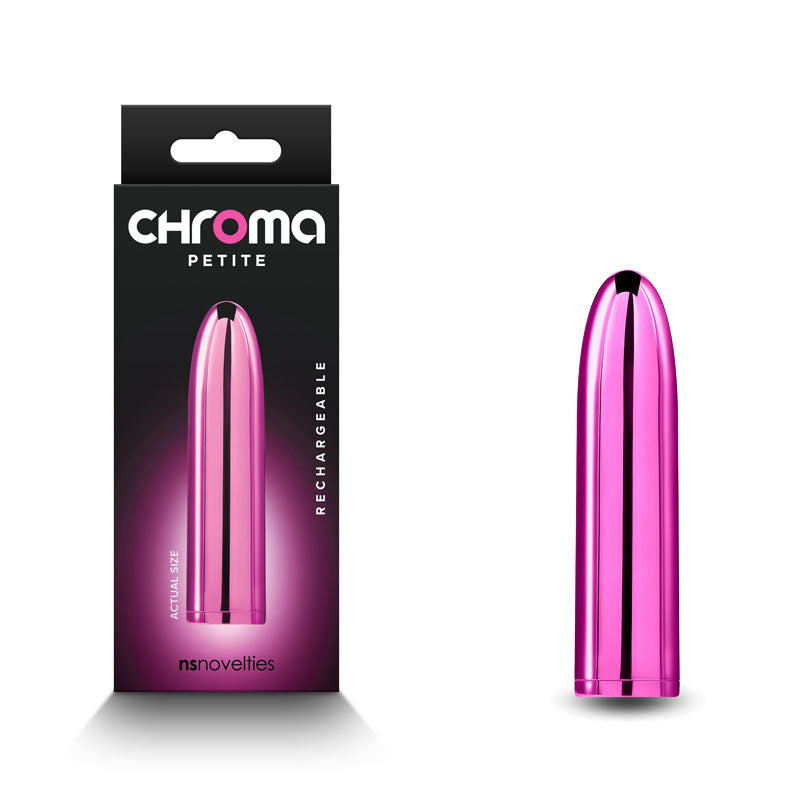 Chroma Petite 8.7 cm USB Rechargeable Bullet Vibrator - PINK