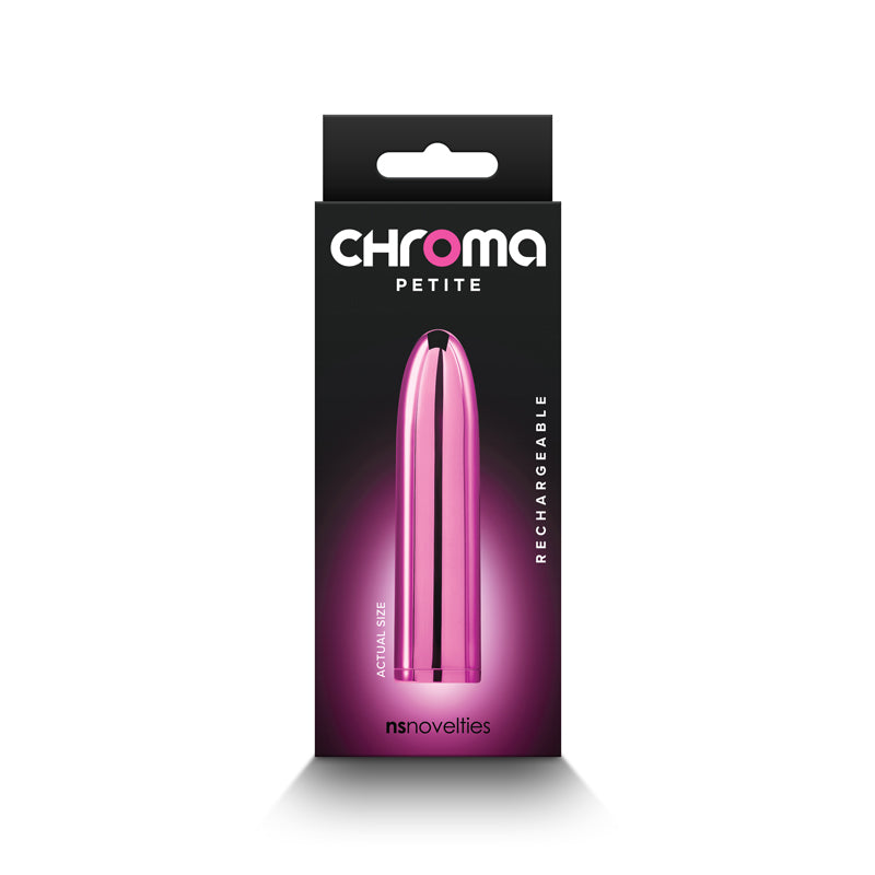 Chroma Petite 8.7 cm USB Rechargeable Bullet Vibrator - PINK