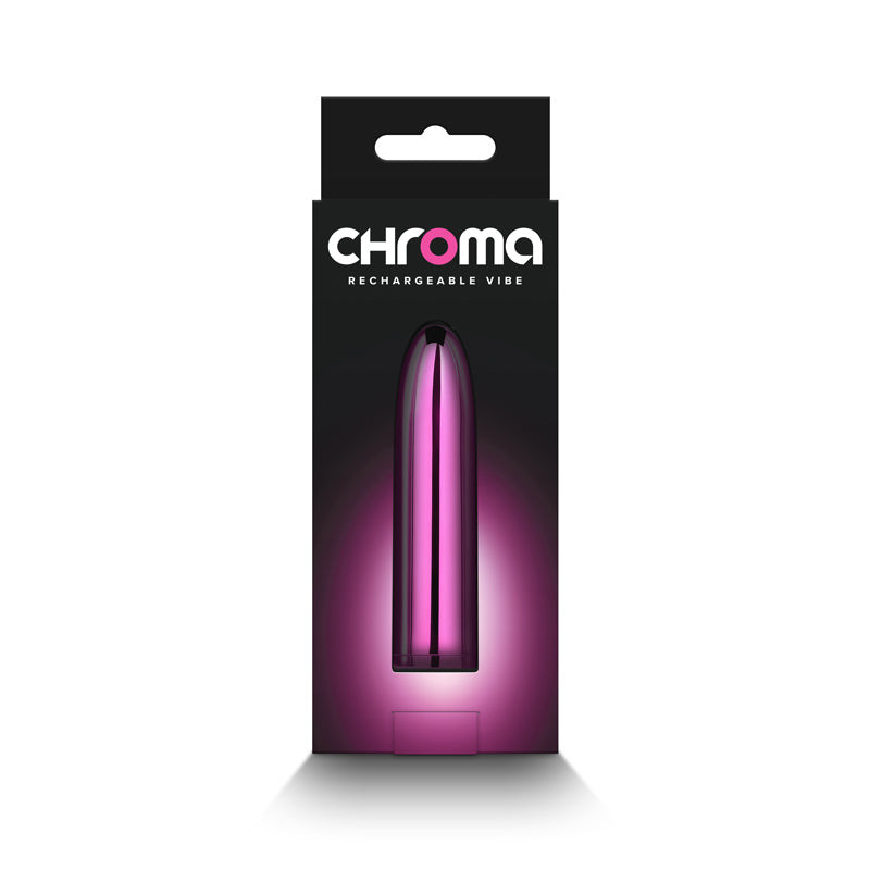 Chroma Petite 8.7 cm USB Rechargeable Bullet Vibrator - PINK