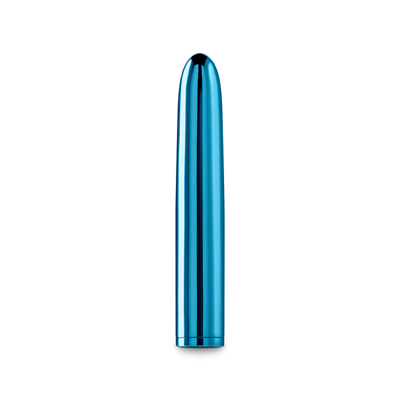 Chroma 17 cm USB Rechargeable Smooth Basic Vibrator - Metallic Teal