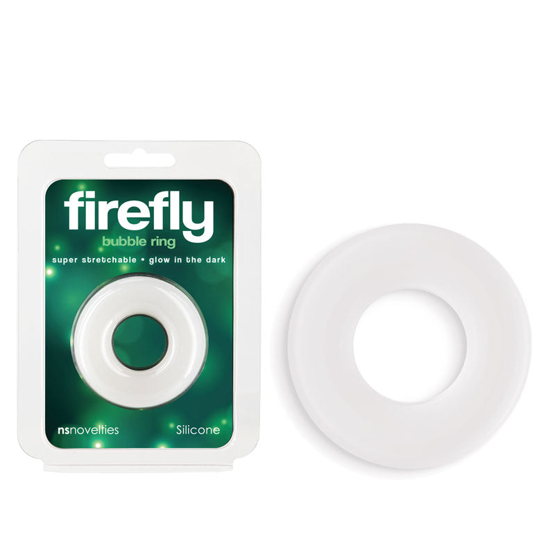 Firefly Bubble Ring Glow in Dark Cock Ring - Medium