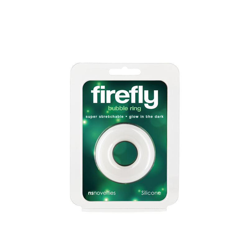 Firefly Bubble Ring Glow in Dark Cock Ring - Medium