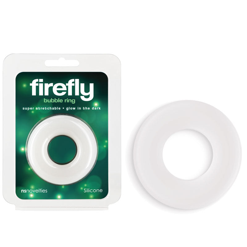 Firefly Bubble Ring Glow in Dark Cock Ring - Large