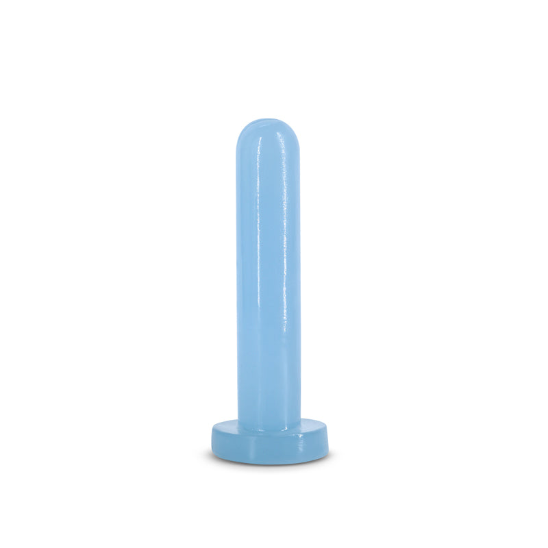 Firefly Thrill Small 15.5cm Glow in Dark Anal Dildo - Blue