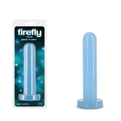 Firefly Thrill Small 15.5cm Glow in Dark Anal Dildo - Blue