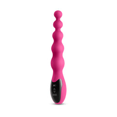 INYA Virtua 23.9 cm USB Rechargeable Beaded Anal Vibrator - Pink