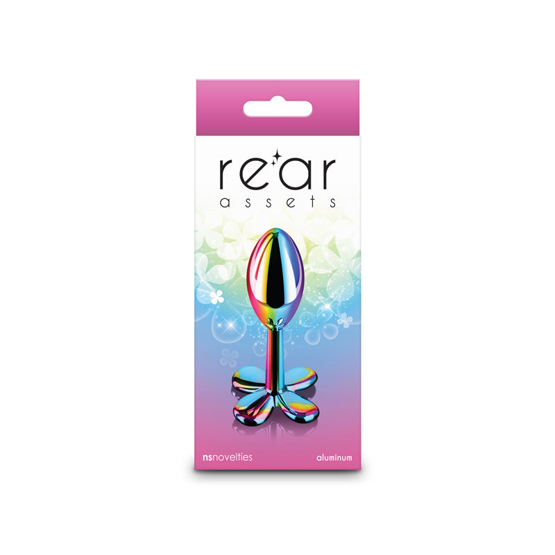 Rear Assets Clover Butt Plug Multi-Colour - Small