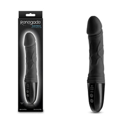 Renegade Electrica 22.9 cm USB Rechargeable Vibrator - Black